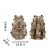 thumbnail image 3 of RKSTN school backpack Camouflage Multi High Capacity Functional Backpack Pack, Double Shoulder Hip Belt Bag Packs Water Resitive Bag Pouch Hiking Climbing Outdoor Backpack, 3 of 8