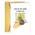 thumbnail image 1 of Tarjeta de San Valentín PUGAILA con temática de gato romántica 20,5 x 13,5 cm, 1 of 7