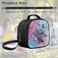 thumbnail image 5 of Jeiento Sea Turtle Backpack for Girls 10-12 12-14 School Bag with Lunch Box Pencil Case Butterfly Middle High Bookbag Back Pack Purse Elementary Schoolbags Daypack Back To School, Pink, 5 of 7