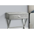 thumbnail image 6 of Monarch Specialties Accent Table, Side, End, Nightstand, Lamp, Living Room, Bedroom, Grey Laminate, 6 of 7