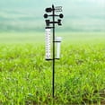 thumbnail image 3 of 3 in 1 Weather Station Measurer Outdoor Garden Thermometer Rain Gauge Wind Indicator, 3 of 5