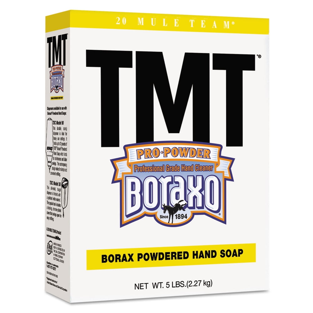 Boraxo 2561 10Piece/Carton TMT 5 lbs. Box Unscented Powdered Hand Soap