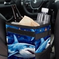 thumbnail image 6 of Starry Shark Foldable Car Trash Bin with Lid and Leak-Proof Mini Trash Can - Hanging Storage Bag for Car Garbage Can, 6 of 6