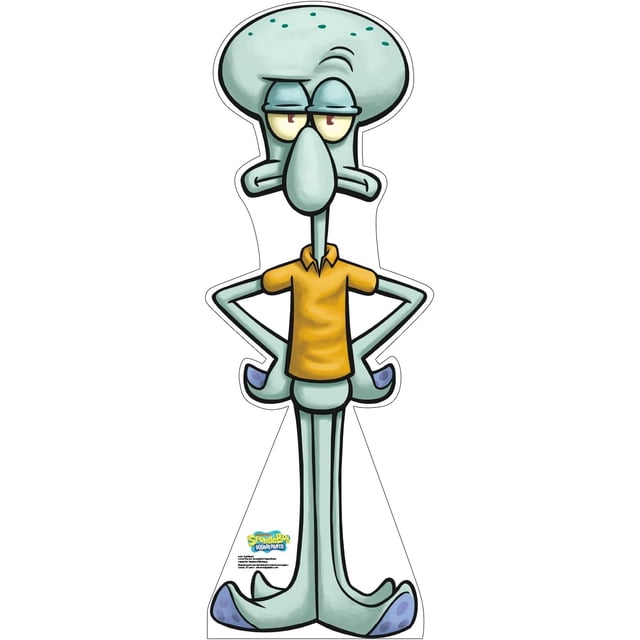 Cardboard People Squidward Taille Réelle Découpe en Carton Standup - Spongebob Squarepants (Série TV)