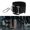 thumbnail image 3 of Correa de Fitness para tobillo, anillo en D para fijación de Cable para levantamiento de pesas, accesorios para entrenamiento de glúteos, máquina de p Negro, 3 of 8