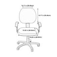 thumbnail image 6 of Stretch Chair Covers Office,Printed Computer Split Chair Slipcovers Removable Washable Universal Spandex Fashion Rotating Chair Protector-P, 6 of 7