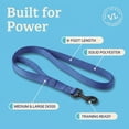 thumbnail image 5 of Vibrant Life 6' Solid Polyester Leash, Blue, M/L, 5 of 10