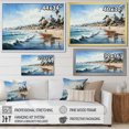 thumbnail image 4 of Designart "Santa Monica Beach Beauty" Nautical & Beach Floater Framed Wall Art Living Room, 4 of 7