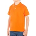 thumbnail image 3 of Playera Polo para Niño 100% Algodón Marca Optima – Naranja, 3 of 4