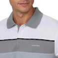 thumbnail image 3 of Calvin Klein Men’s Classic Fit Polo 2-Button Placket (Gray, XX-Large), 3 of 3