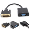thumbnail image 1 of Adaptador profesional DVI a VGA Adaptador DVI macho a VGA hembra Alta confiabilidad y transmisión estable Adaptador DVI 24+1 a VGA para tableta de escritorio, 1 of 8