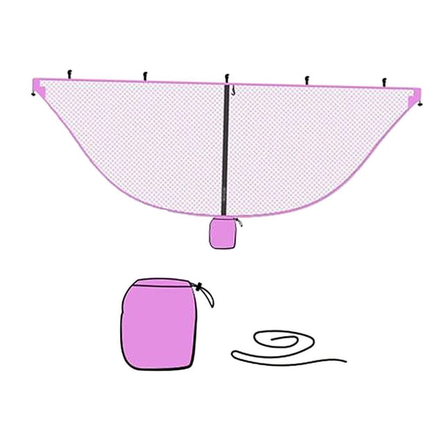 Mosquitera Ligera Y Transpirable Para Acampar Con Mosquitera Con Cuerda Colgante De Y Bolsa De Transporte rosado DYNWAVEMX mosquitera hamaca
