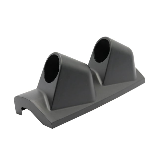 Tablero de instrumentos del automóvil Lado derecho 52 mm Soporte doble Soporte Pod Negro