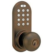 MiLocks QKK-01OB 3-in-1 Remote Control & Touchpad Doorknob (Oil Rubbed Bronze)