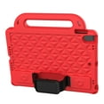 thumbnail image 3 of Feishell iPad 10.2 Case 2021/2020/2019, iPad 9th/8th/7th Generation Case, Heavy Duty Silicone Rubber EVA Protective Kids Case with Pencil Holder Hand Strap Shoulder Strap Stand for iPad 10.2",Red, 3 of 9