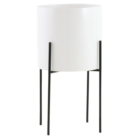 Aspire Home Accents Lonnie Mid Century Ceramic Planter