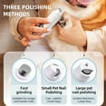 thumbnail image 6 of 2 in 1 New Dog LED  Claw Trimmer Light Fully Waterproof Pet Hair Trimmer LED Display Dog cat pet Nail Grinders, 6 of 6