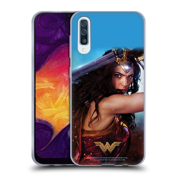 Head Case Designs Officially Licensed Wonder Woman Movie Posters Godkiller Sword 2 Soft Gel Case Compatible with Samsung Galaxy A50/A30s (2019)