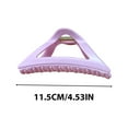 thumbnail image 3 of Openpig Comfortable Hair Claw Clips Soft Plastic Material To Avoid Head Injuries Lightweight Soft And Flexible Claws Clips Strong Hold, 3 of 4