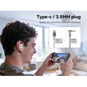 KBEAR IEM Headphones Bang-K,Wired Gaming Earbuds 1DD HiFi Earphones with 2 PIN-C Detachable Cable for Gamers Musicians