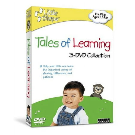 Little Steps Toddler Pre-School (Collection of 3 DVD's) - A Tale of Sharing + A Tale of Difference + A Tale of Patience