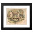thumbnail image 2 of Jan Striening 24x20 Black Modern Framed Museum Art Print Titled - Ruin of the Slot Van Heemstede (1865), 2 of 5
