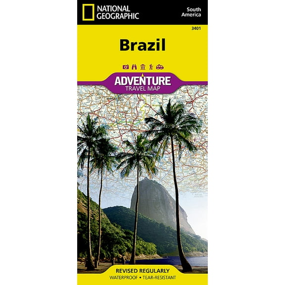 Adventure Map: Brazil - Folded Map