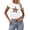 White, variant on Womens Statement Leopard Print Star Graphic T Shirts With Cheetah Print Accent Crewneck Short Sleeve Casual Relaxed Fit Summer Everyday Tee Tops