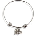 thumbnail image 1 of Cheer Leader Mom Megaphone Fancy Bangle (alloy, womens, no-metal-stamp), 1 of 3