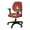 Christmas Santa Claus, variant on Highland Cow Cactus Office Chair Cover 2 Piece Mid Back Chair Covers Stretchable Computer Chair Protector Easy to Clean Suitable for Most Decorating Styles Decorating Old Chairs