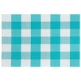 thumbnail image 1 of Set de Table en Vinyle (Plaid) (Sarcelle) - Lot de 12, 1 of 1