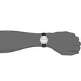 thumbnail image 3 of Timex Men's Easy Reader Quartz Silver Tone Brass/Black Leather Watch T2H281, 3 of 4