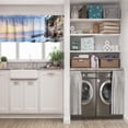 thumbnail image 5 of LALILO Kitchen Curtains and Valances Set of 3 36" Sunset Window Treatment Tiers for Window Decor, 5 of 5