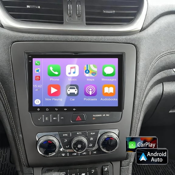 Molaner Android Car Radio for Chevrolet Traverse 2008-2014 8 inch Touch Screen Fit for Wirelss Carplay Android Auto GPS Navigator Wifi, 2 32G