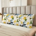 thumbnail image 6 of Easygdp Bees Collecting Nectar Long Body Pillowcase - Super Soft Microfiber Body Pillow Case - Envelope Closure, Cool, Anti-Fading- 20x54 in, 6 of 8