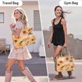 thumbnail image 6 of Large Capacity Tote Bag,Yellow Green Leaf Sunflower Pattern Handbag Fashion Luxury Tote Bag,15.7"x13"x 5.1" Inches,Laptop Compatible, 6 of 6
