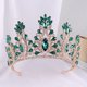 thumbnail image 3 of Zhuge Tiara de boda para novia, diadema de princesa, corona nupcial, joyería para el cabello con diamantes de imitación de cristal, decoración para novia, cumpleaños, graduación, boda (rosa), 3 of 4