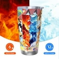 thumbnail image 6 of Saiise Bluey Print Tumbler 20 Oz Stainless Steel Vacuum Insulated with Straw Coffee Cup for Home,Office,Outdoor Works Great for Ice Drinks and Hot Beverage, 6 of 8