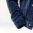 thumbnail image 5 of Zynoxe Mens Corduroy Trucker Jacket Outdoor Lapel Button Down Fall Vintage Outerwear Streetwear Classic Casual Jacket for Daily Wear, 5 of 5