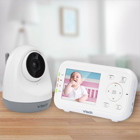VTech VM3261 2.8" Digital Video Baby Monitor with Pan & Tilt Camera, Full