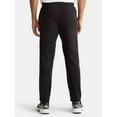 thumbnail image 5 of Athletic Works Men's and Big Men's Tricot Track Pants with Side Stripes, Sizes S-3XLT, 5 of 5