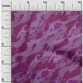 thumbnail image 2 of oneOone Polyester Spandex Dark Magenta Fabric Abstracts Quilting Supplies Print Sewing Fabric By The Yard 56 Inch Wide, 2 of 5