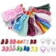 thumbnail image 2 of Conjunto de ropa y vestido de fiesta para muñecas, accesorios suaves para muñecas para niñas, 2 of 7
