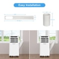 thumbnail image 4 of WIYTAMO 10000 BTU Portable Air Conditioners, 3-in-1 Portable AC Unit with Smart WIFI Remote Control, Dehumidifier and Fan, Cools up to 450 Sq. ft. (6450 BTU SACC), 4 of 9