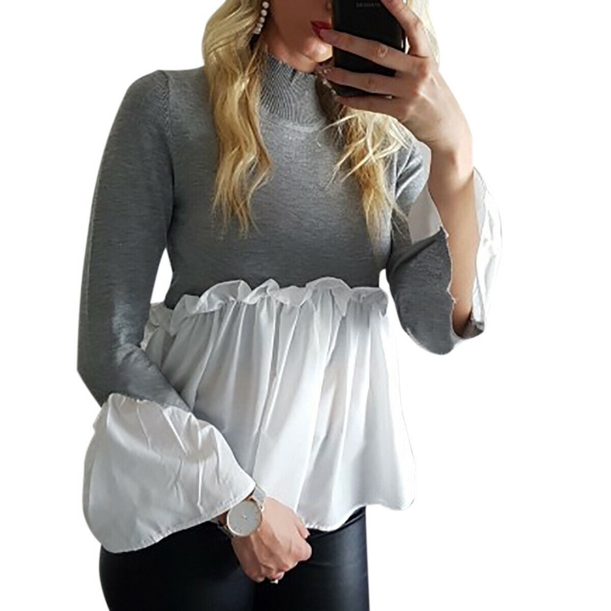 frilled tops for ladies