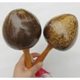 thumbnail image 5 of Coconut Shell Painted Maraca Shaker Hammer Rattle Toy for Music Instrument Lovers, 5 of 8