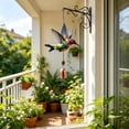 thumbnail image 2 of Hummingbird Wind Chimes for Outside, Bird Sun Catcher Wind Chime, Garden Decor for Patio Porch Yard Balcony, Hanging Windchimes Gifts for Women Mom Grandma Gardeners, 2 of 6
