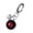 Black, variant on Unique Halloween Keychain Gothic Evil's Eye Accent Resin Heart Charm For Backpacks Cosplay Accessories