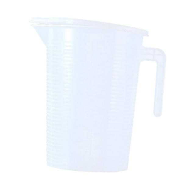 Recipiente medidor resistente al calor con marcas de doble , utensilios de cocina, jarra medidora de líquidos para cocinar leche, harina y aceite. 5000 ml