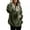 Army Green, variant on asdoklhq Womens Plus Activewear Tanks, Tops & Tees,Women Hooded Sweatshirt Coat Winter Warm Wool Zipper Pockets Cotton Coat Outwear